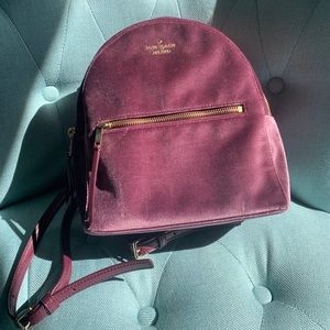 Kate Spade Dawn Place Velvet Mini Backpack